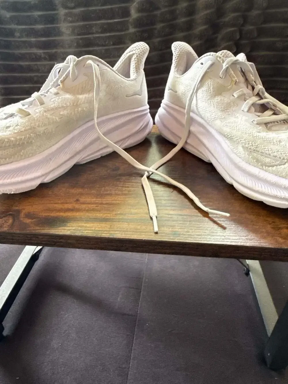 Hoka One One Clifton 8 Running Shoes White